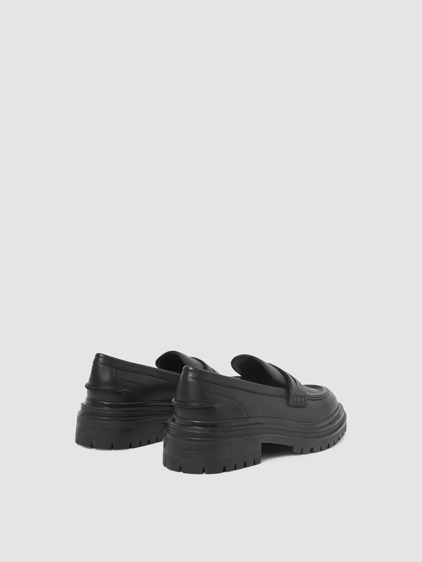 Adele Leather Chunky Cleated Loafers