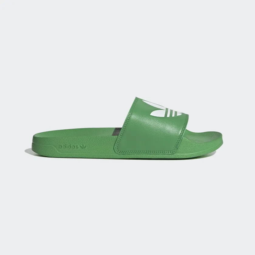 Adidas Adilette Lite Trefoil Slides (Vivid Green)(FX5909)