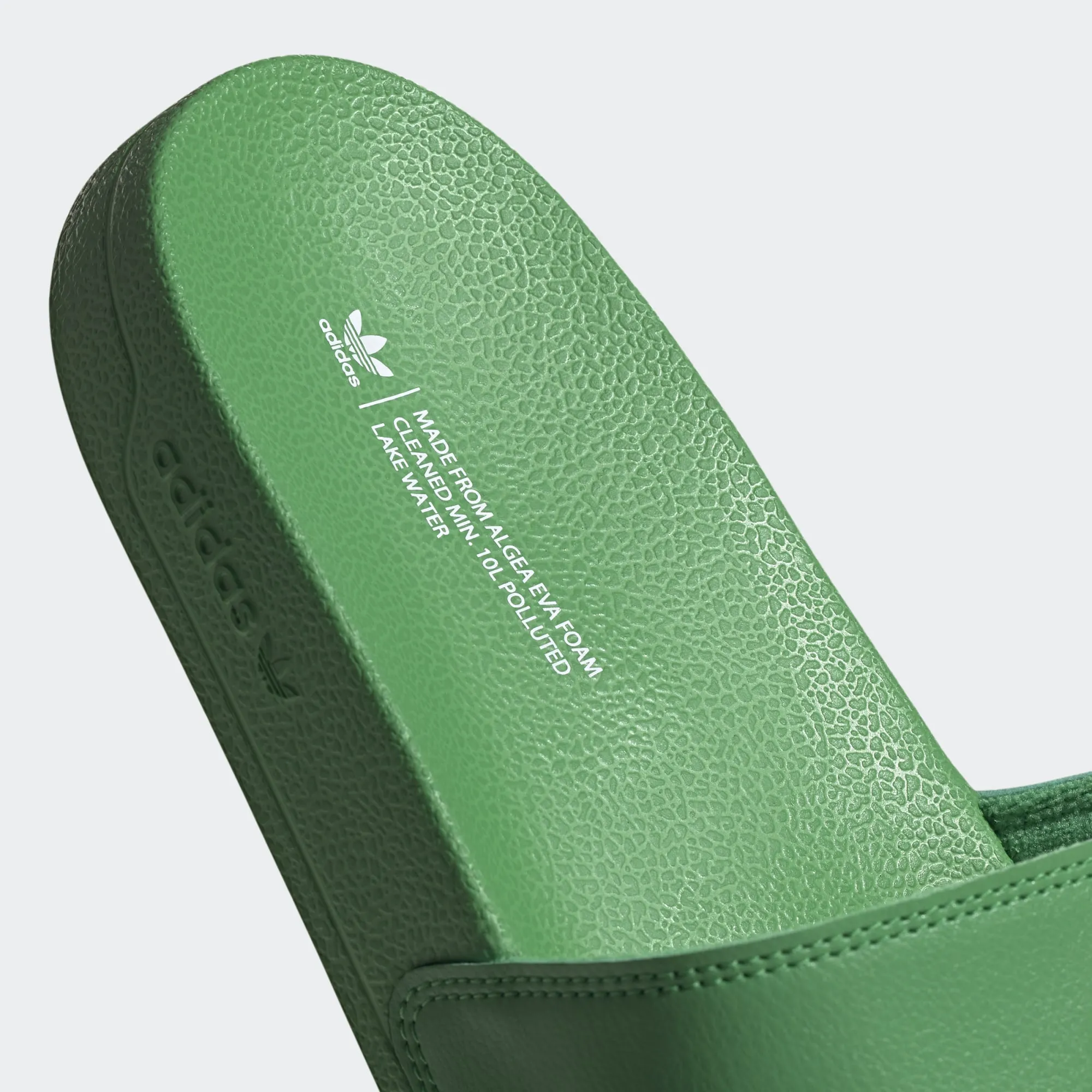 Adidas Adilette Lite Trefoil Slides (Vivid Green)(FX5909)