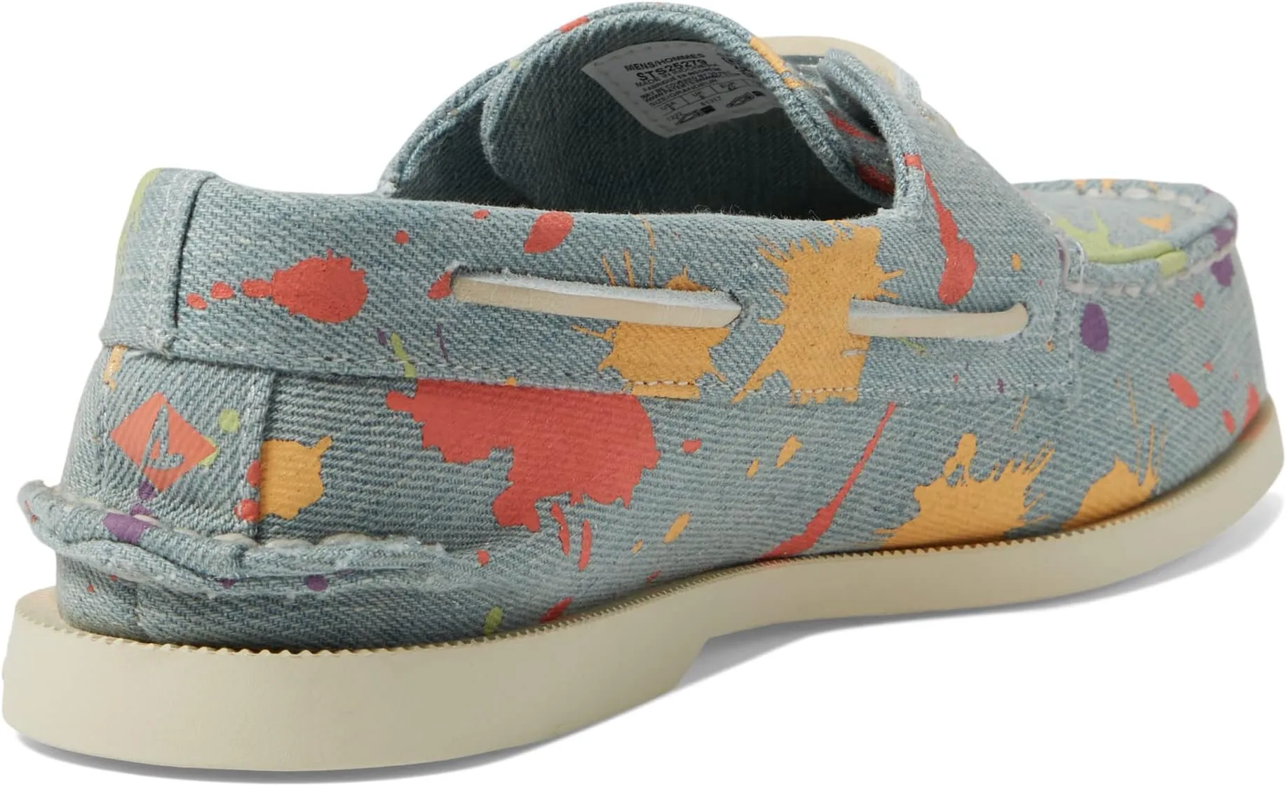 Authentic Original 2-Eye Pride Sperry Boat Shoes in Blue Multi
