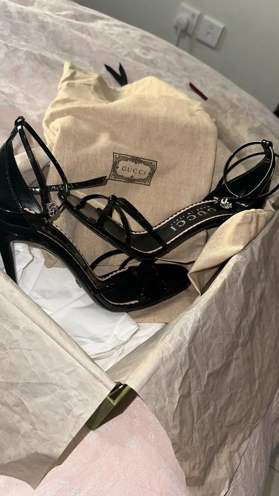 Black Patent Leather Heels