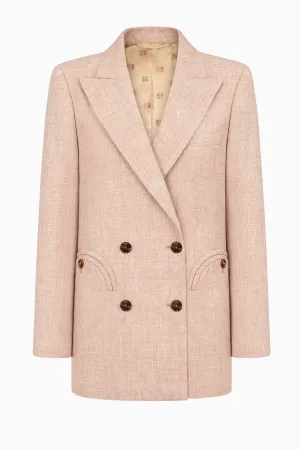 Blazé Milano Spray Everyday Blazer - Sand
