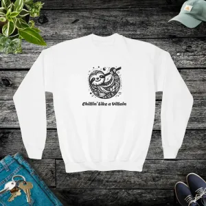 Chillin Like a Villain Youth Crewneck Sweatshirt