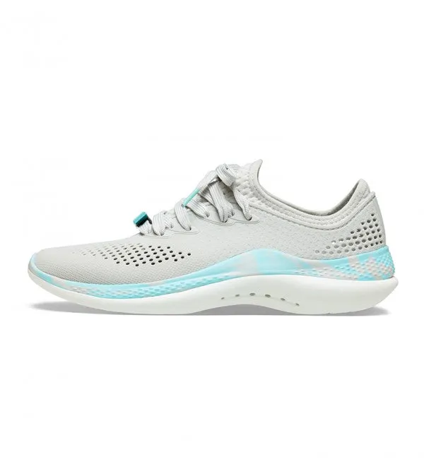 Crocs Unisex Classic LiteRide 360 Marbled Pacer Trainer - White / Multi