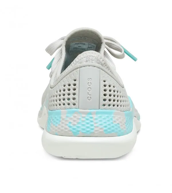 Crocs Unisex Classic LiteRide 360 Marbled Pacer Trainer - White / Multi