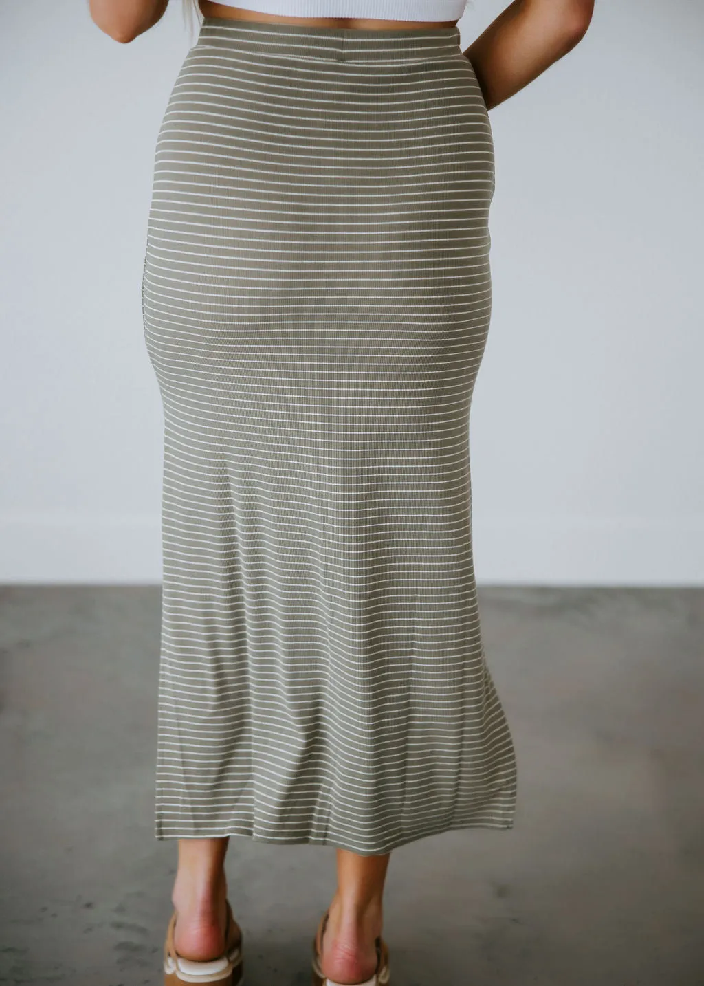 Ellie Stripe Maxi Skirt
