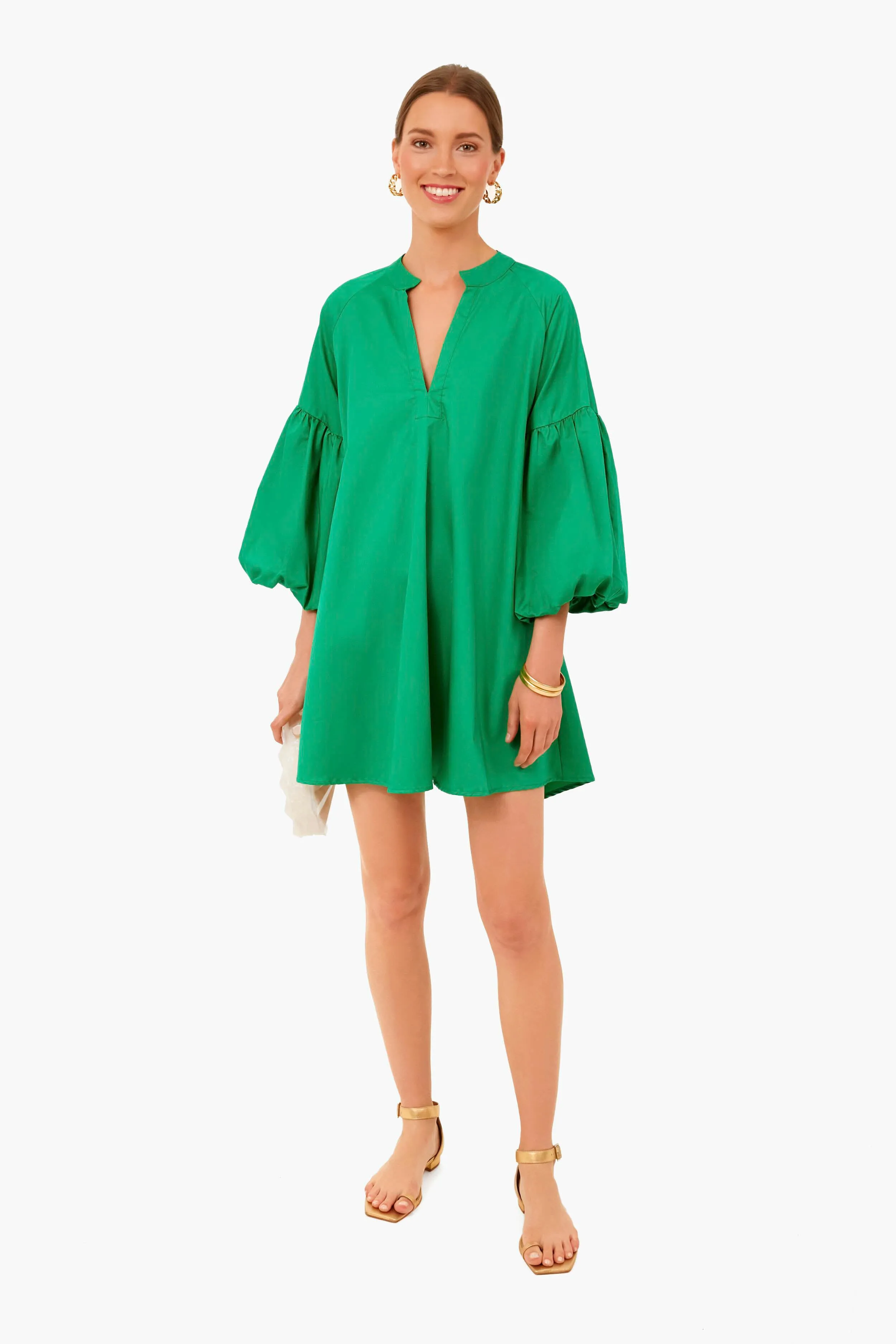 Green Santorini Mini Dress