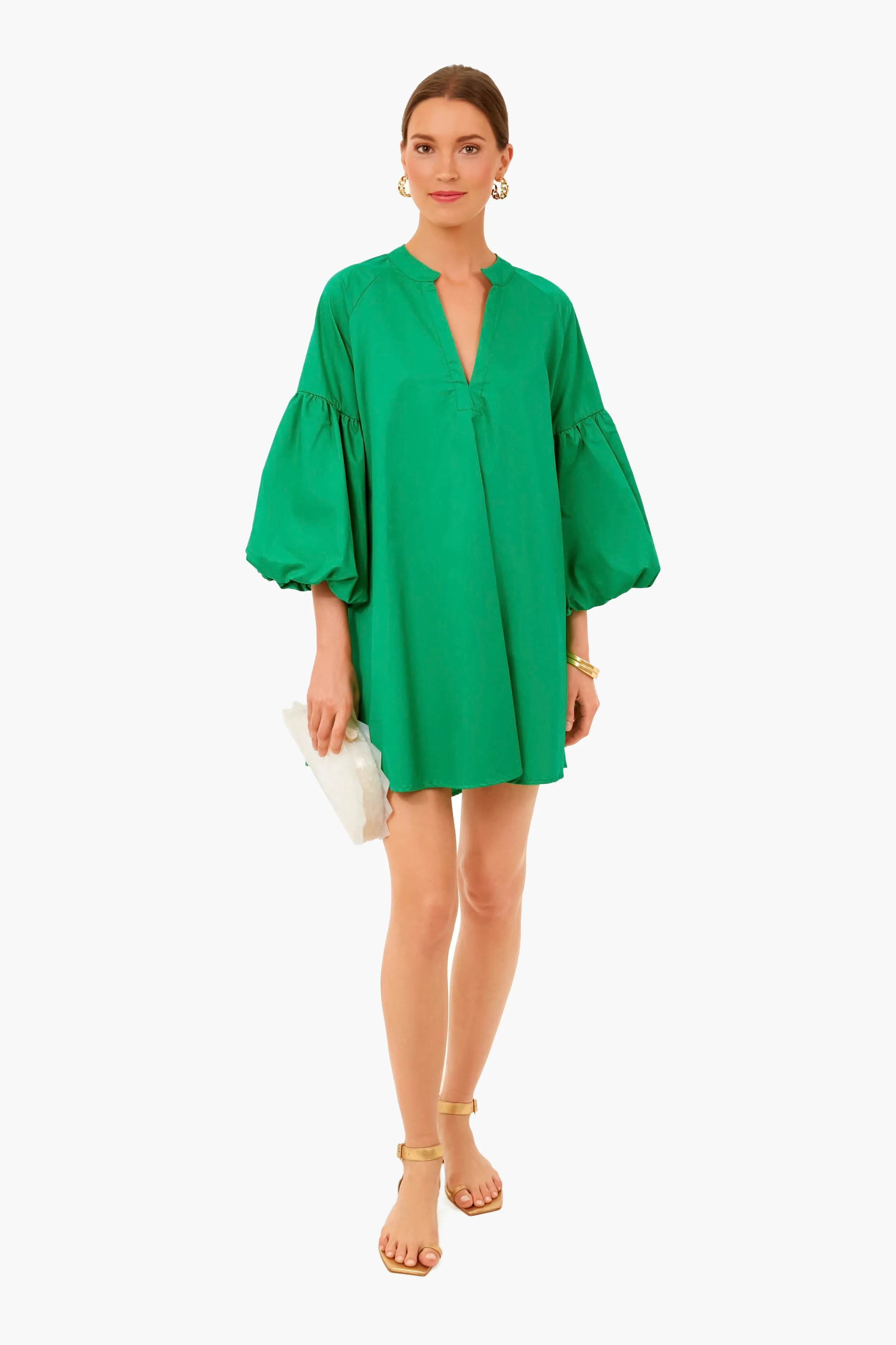Green Santorini Mini Dress