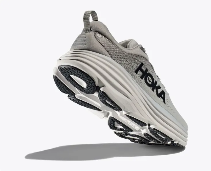 Hoka One One Men's Bondi 8 Sneakers Grey