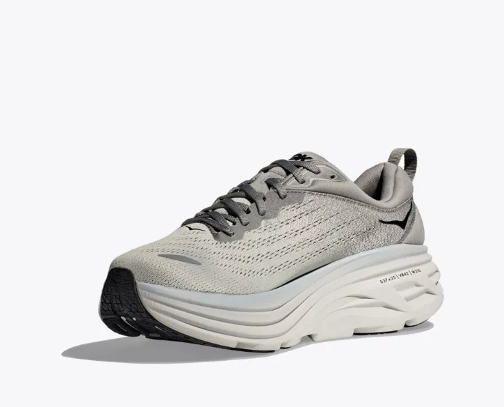 Hoka One One Men's Bondi 8 Sneakers Grey