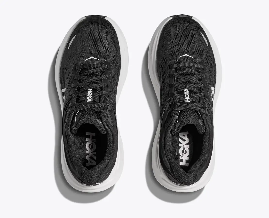 Hoka One One Men's Bondi 9 Sneakers Black / White