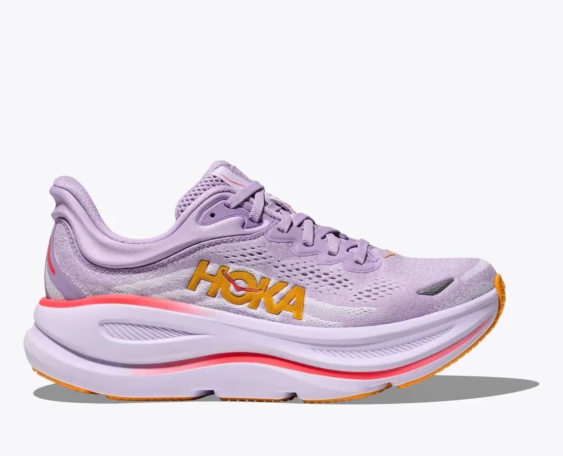 Hoka One One Women's Bondi 9 Sneakers Aster flower / Starlight glow