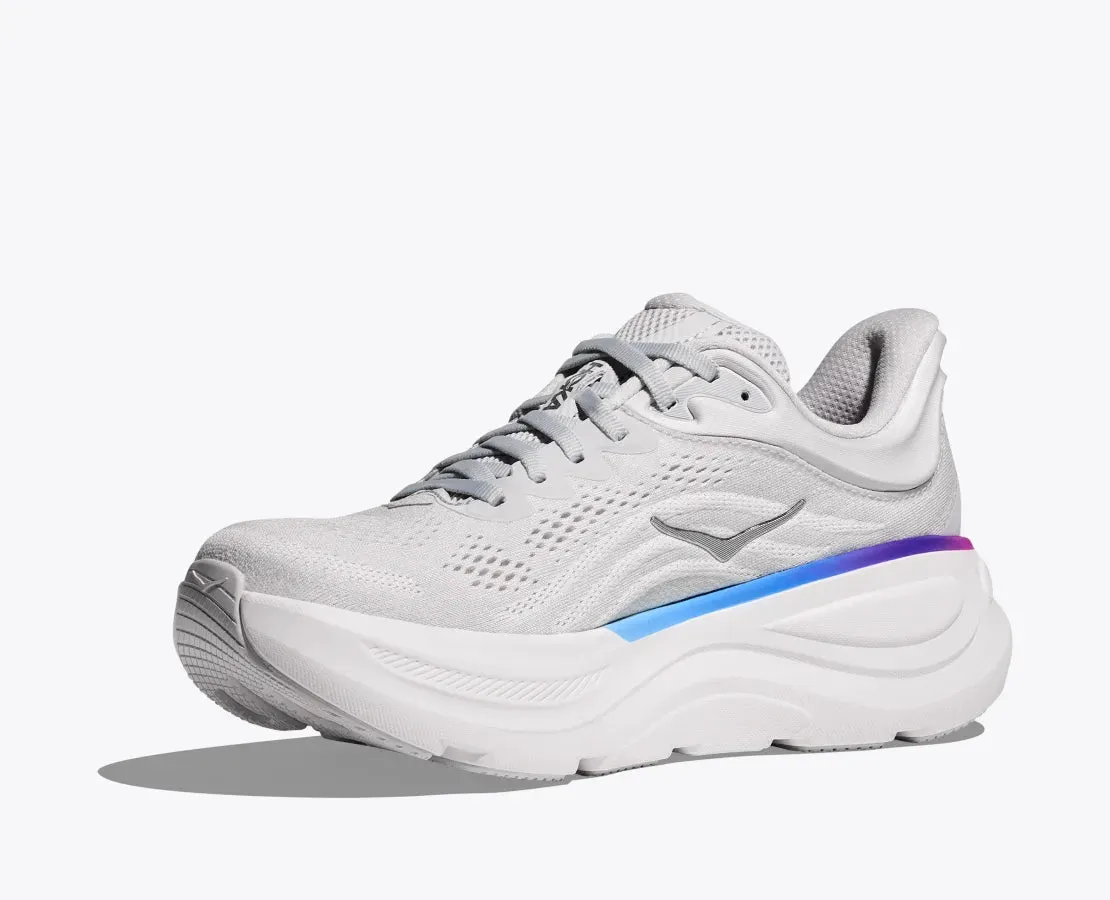 Hoka One One Women's Bondi 9 Sneakers Cosmic Grey / White