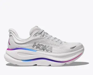 Hoka One One Women's Bondi 9 Sneakers Cosmic Grey / White