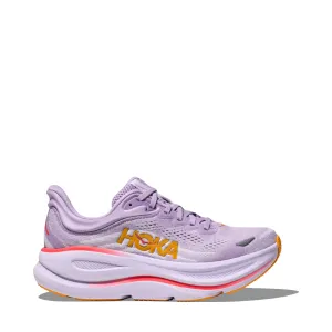 Hoka Women's Bondi 9 Sneaker in Aster Flower/Starlight Glow