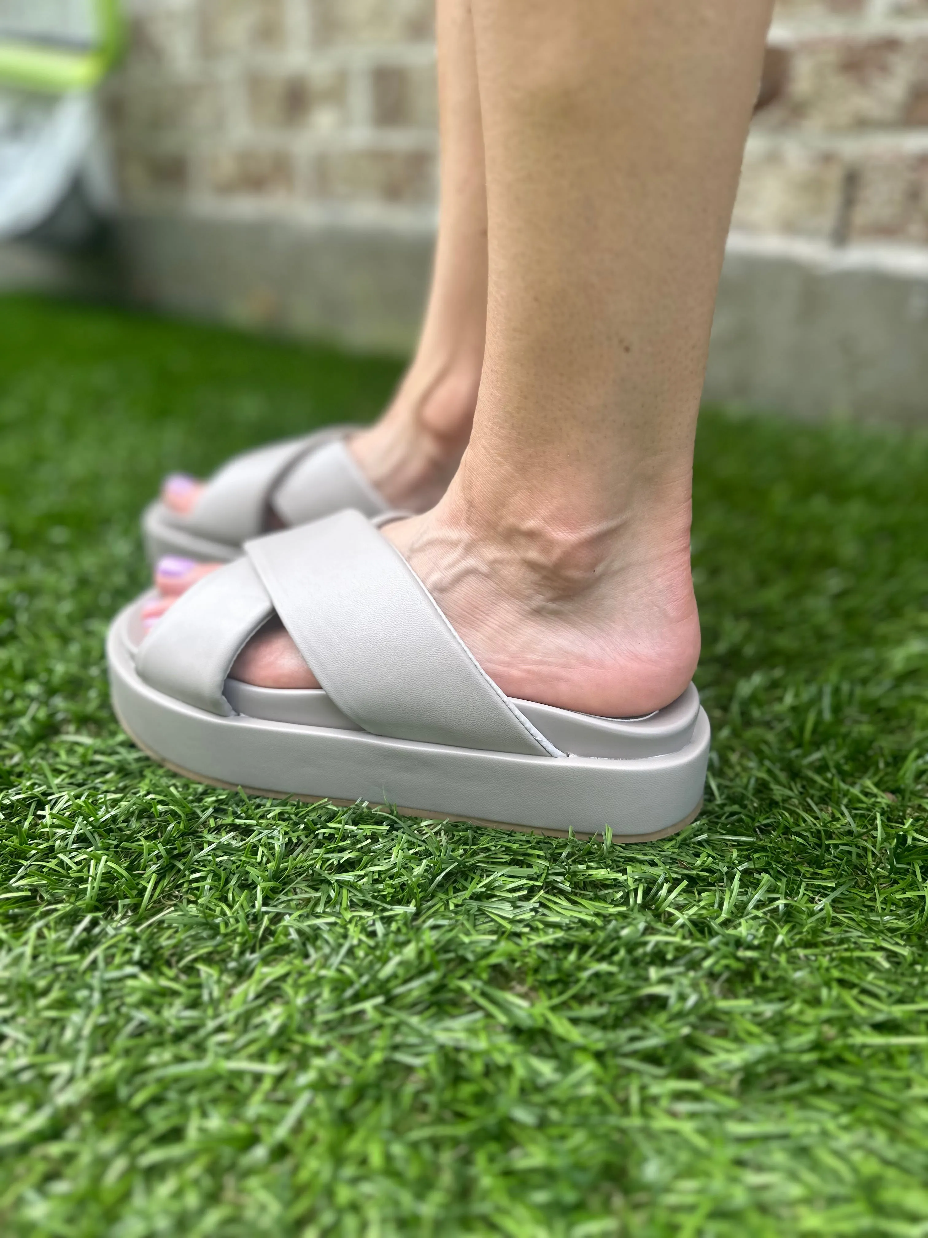 Juliet Sandals- Mink/Grey