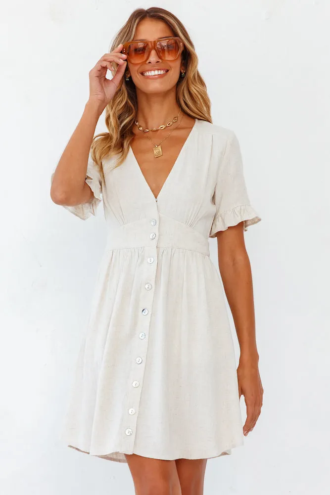 Lemongrass Dress Beige