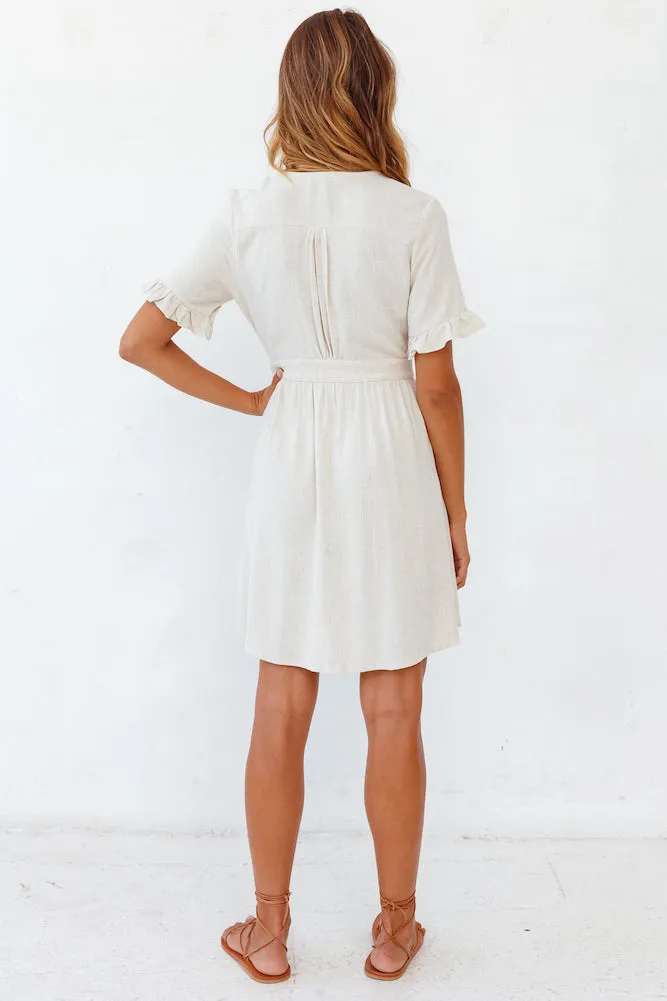 Lemongrass Dress Beige