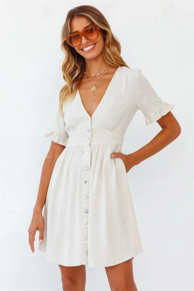 Lemongrass Dress Beige