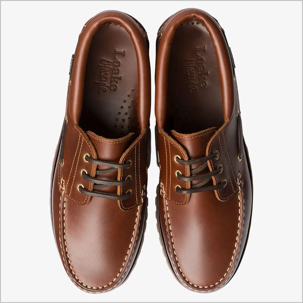 Loake 522 Brown Heavy Deck Shoe@