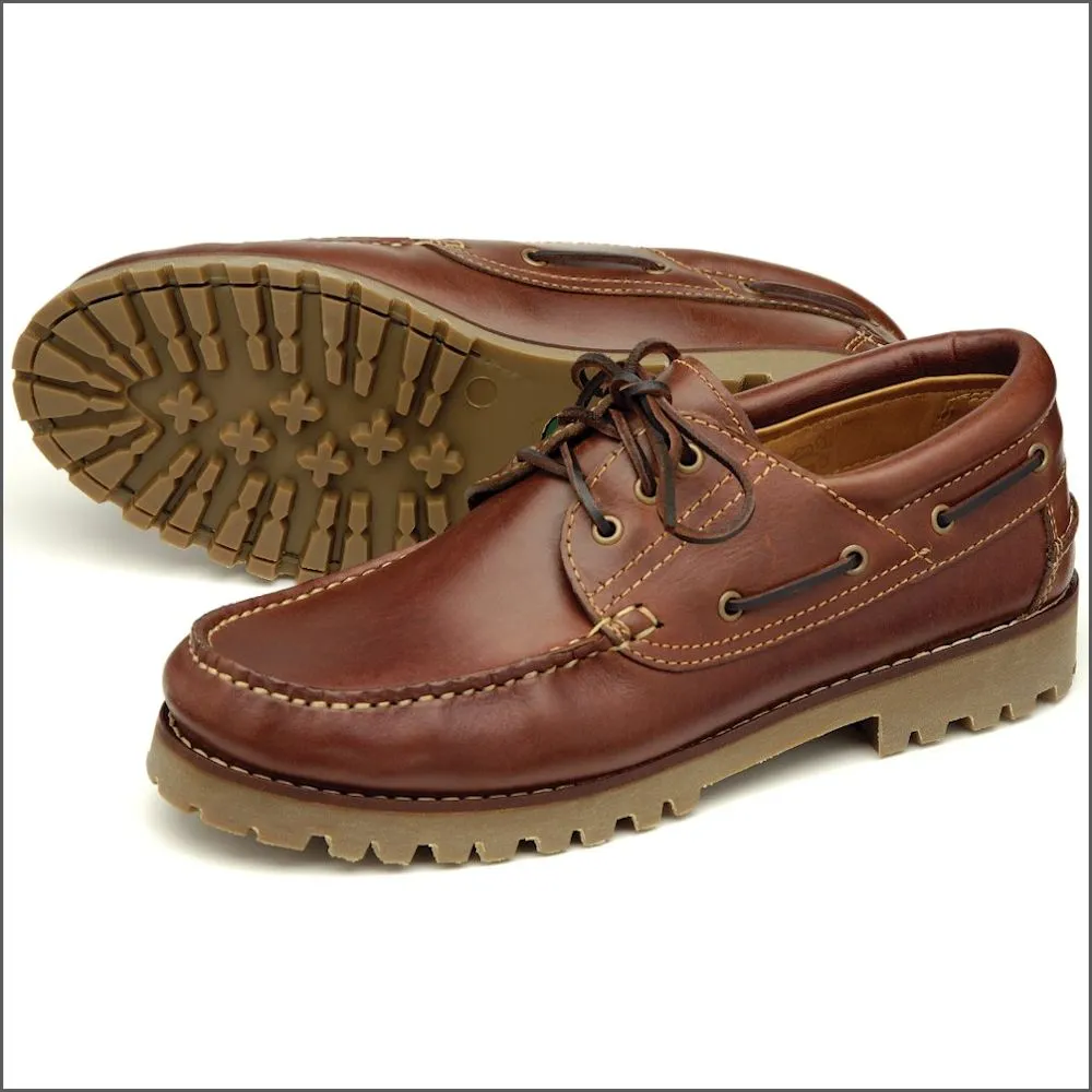 Loake 522 Brown Heavy Deck Shoe@