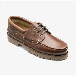 Loake 522 Brown Heavy Deck Shoe@