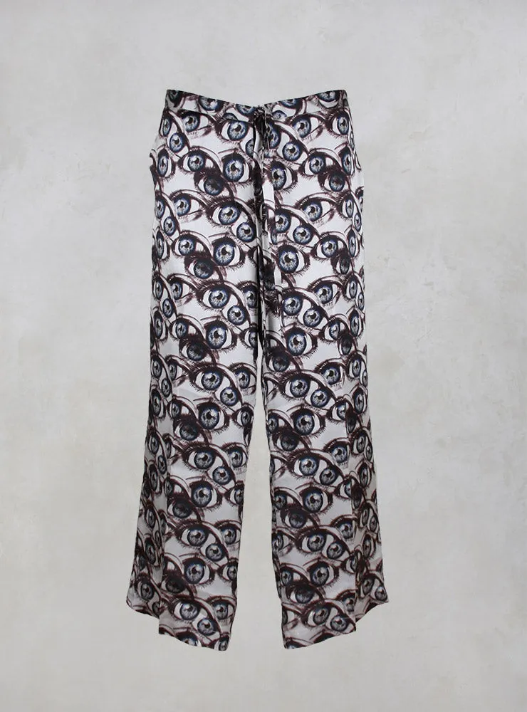 Melo Wide Ankle Grazer Trousers in Multicolor