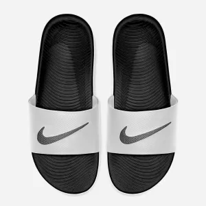 Men's Nike Kawa Solarsoft Slides (White/Black)(832646-100)