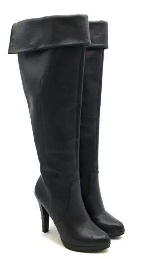 Michael Kors Women's Black Leather Boots - Size 5.5M