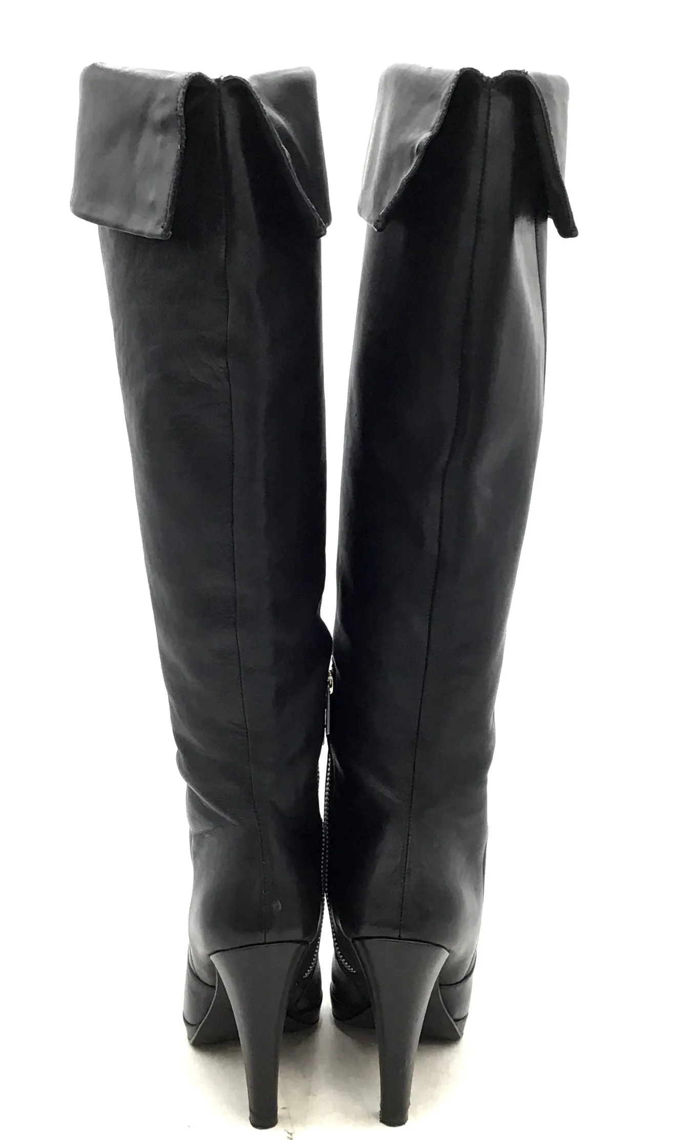 Michael Kors Women's Black Leather Boots - Size 5.5M