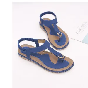 New Women Sandals Flat Heel Summer Casual Flip Flops Single Ladies