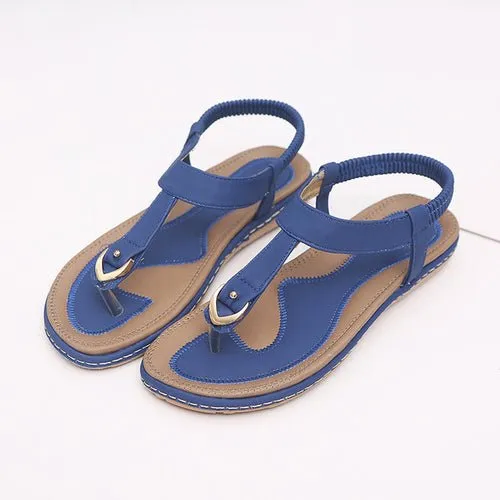 New Women Sandals Flat Heel Summer Casual Flip Flops Single Ladies