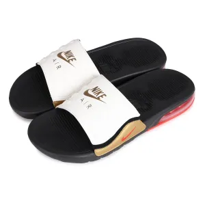 Nike Air Max Camden Slides "Spades" (Black/White/Gold/Chile Red)(BQ4626-101)