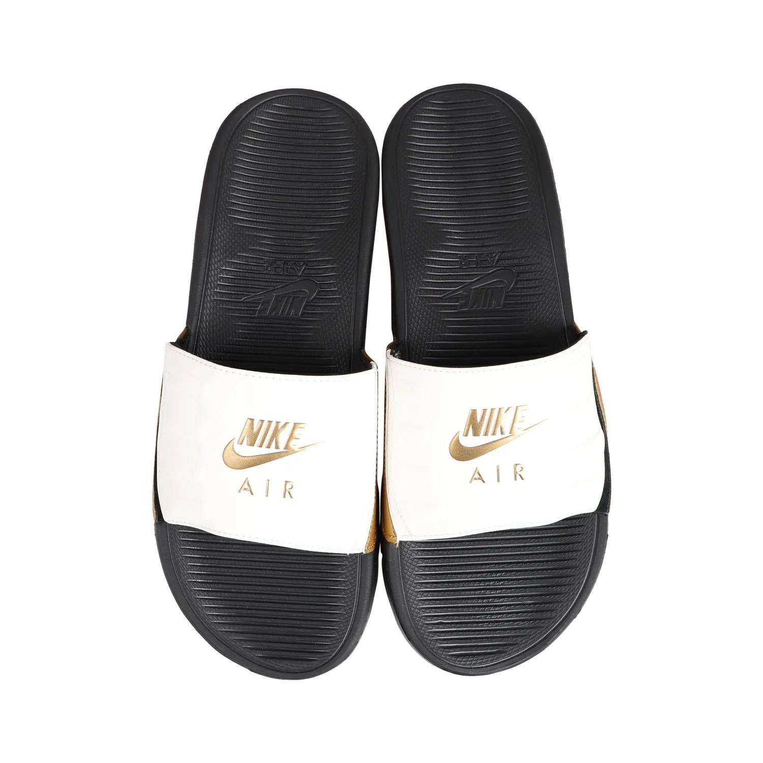 Nike Air Max Camden Slides "Spades" (Black/White/Gold/Chile Red)(BQ4626-101)