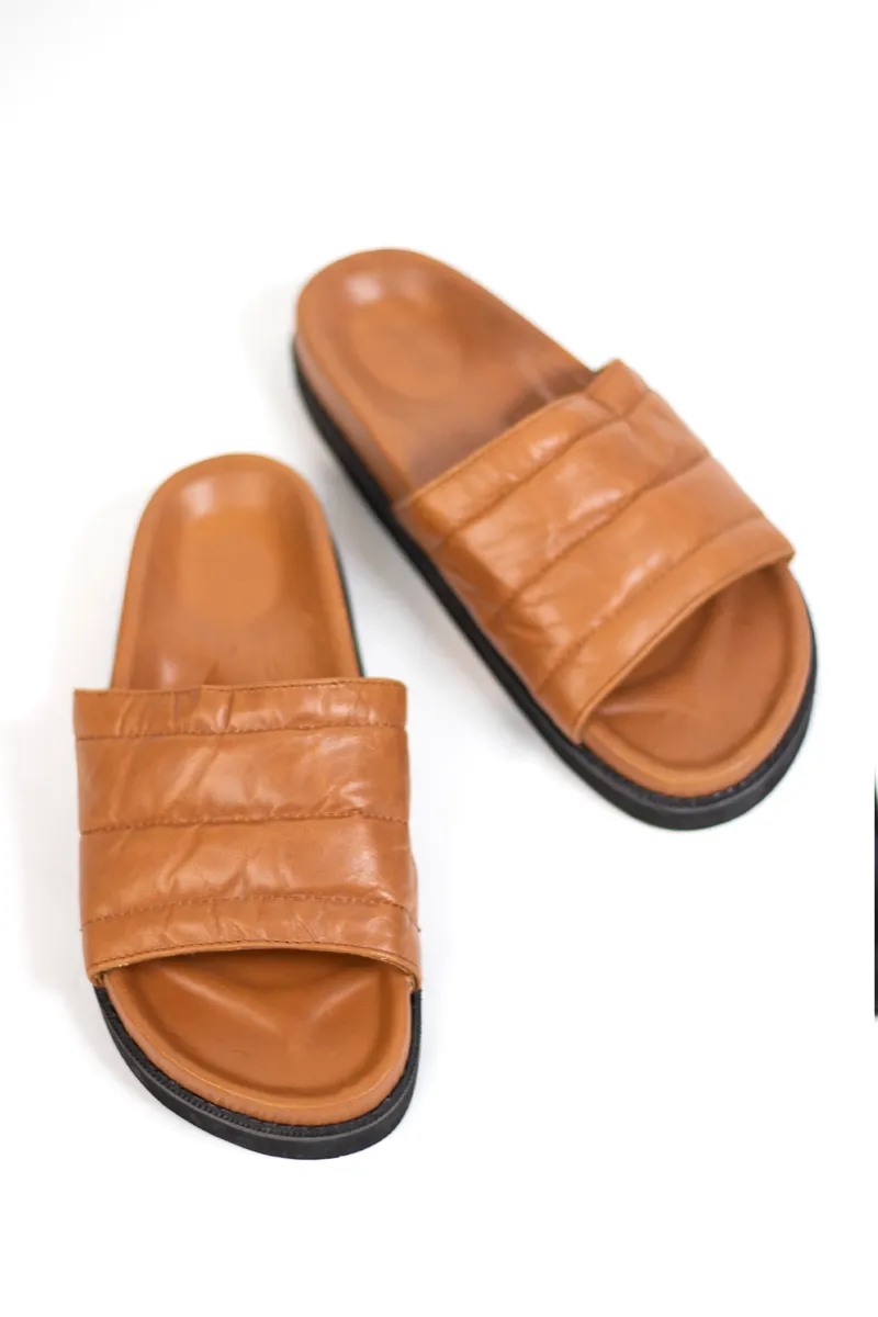 Pharos Slide Tan - CLOSING DOWN SALE 50% OFF