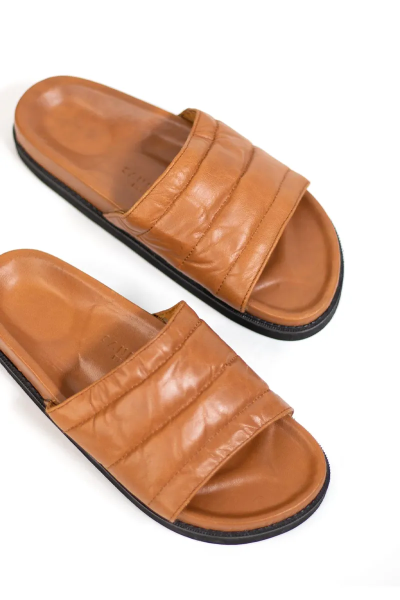 Pharos Slide Tan - CLOSING DOWN SALE 50% OFF