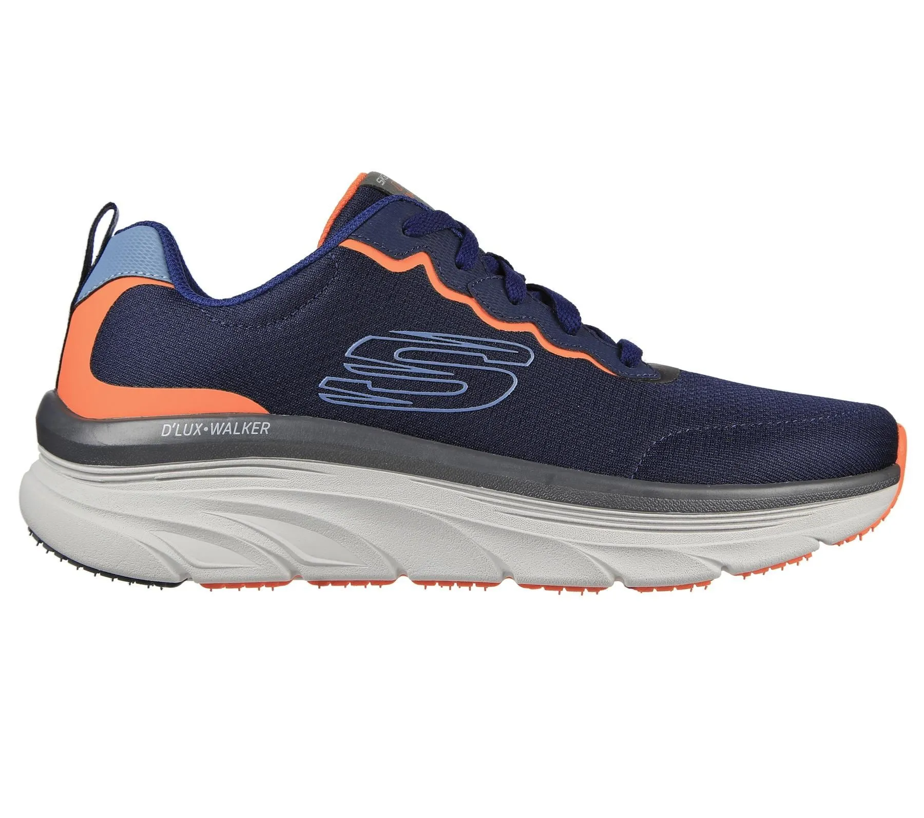SKECHERS (232264) Mens D'LUX WALKER-SCRAMBLER Sneaker Shoes in Sizes UK 7 to UK 14