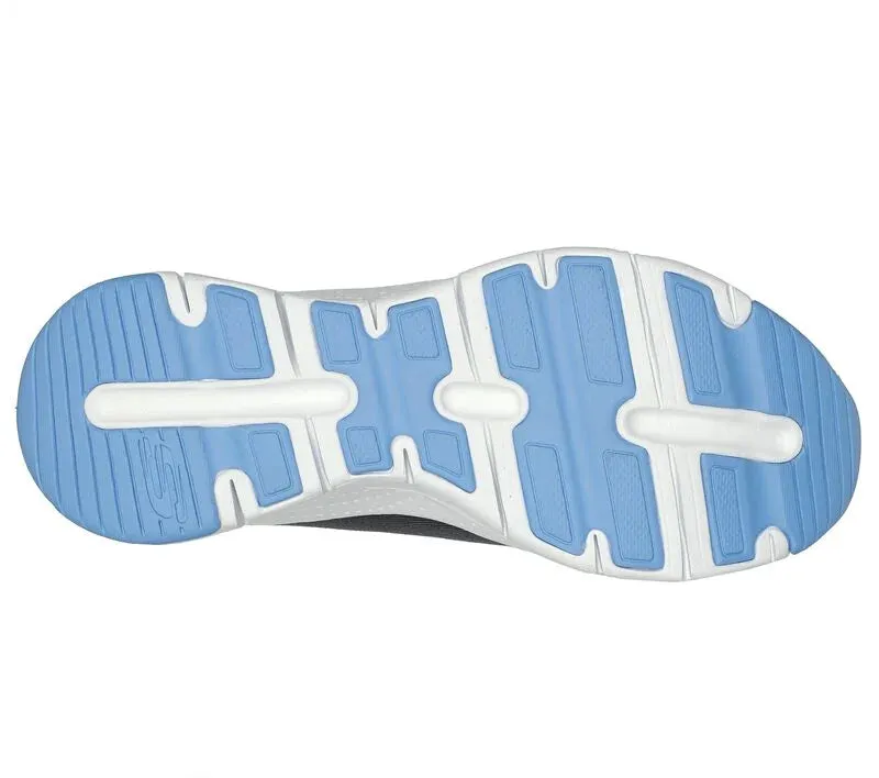 SKECHERS Women ARCH FIT - SUNNY OUTLOOK-149057 CHARCOAL/BLUE