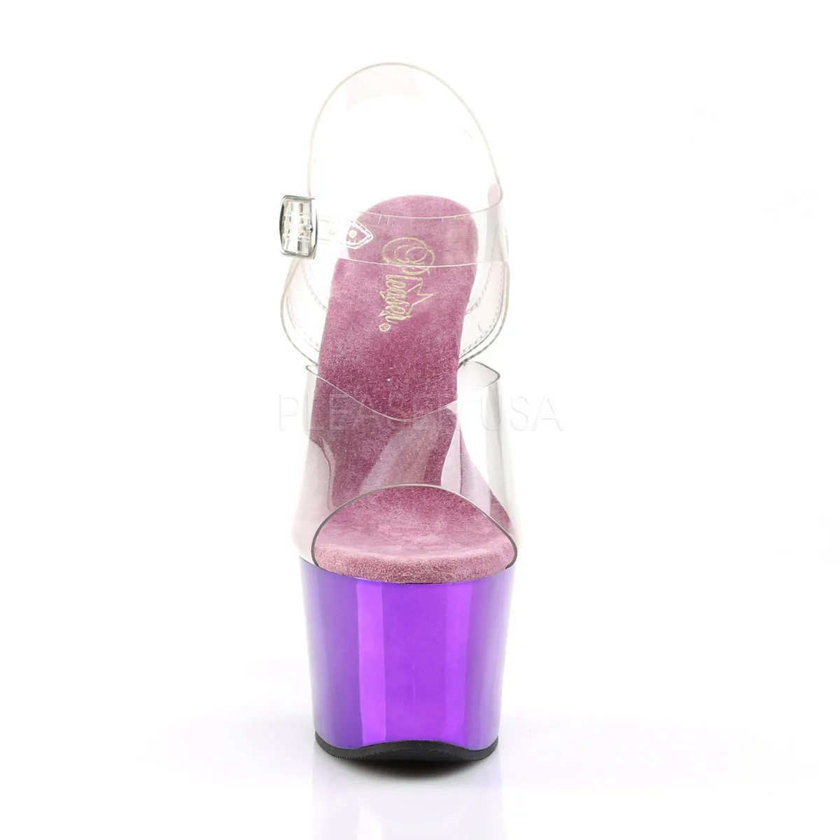 Sky-308 Purple Platform Sandals