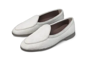 Stride Loafers in Neige Calf Hair